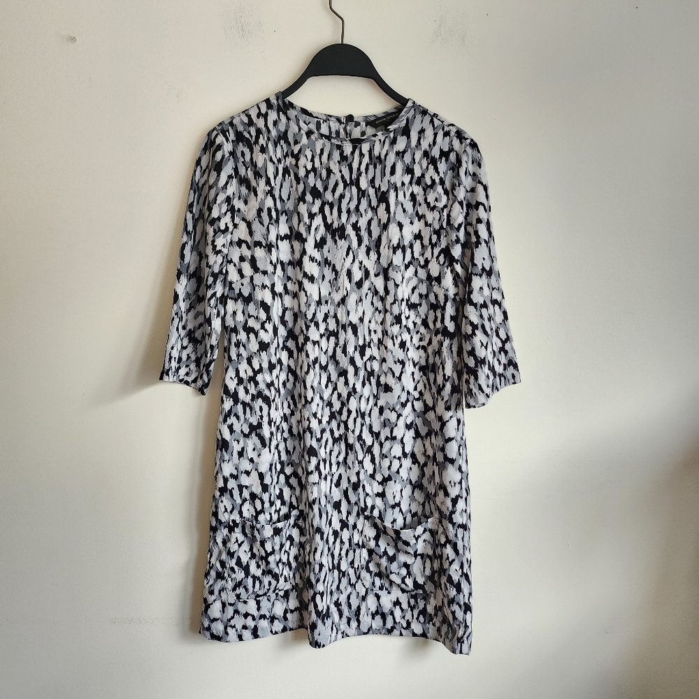 Banana Republic retro style 3/4 sleeve dress sz 0 Cute shift dress
